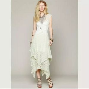 FP french courtship lace slip dress